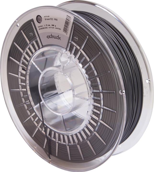 Extrudr Greentec Pro Carbon - 1.75mm (Carbon, 1.75 mm, 800 g, Grey)