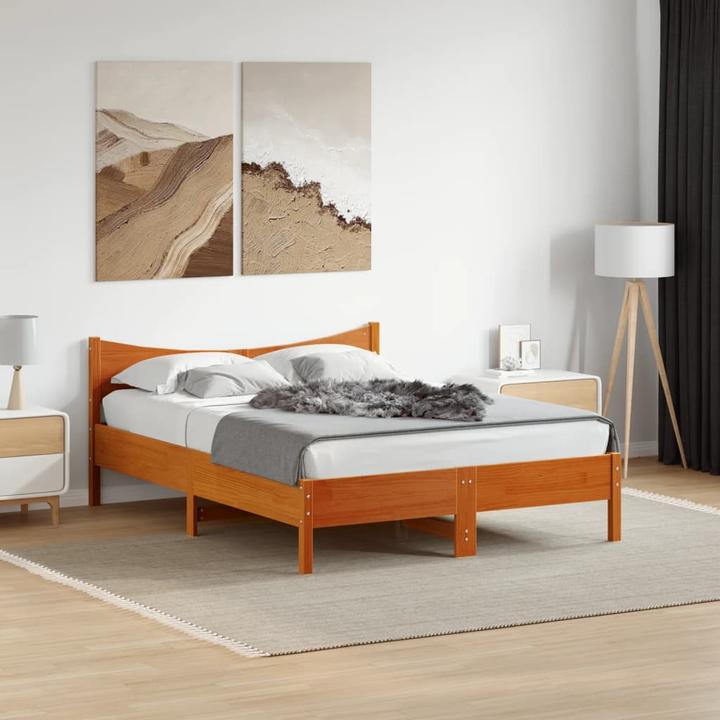 Produktbild VidaXL Bett Kiefer (140 x 190 cm)
