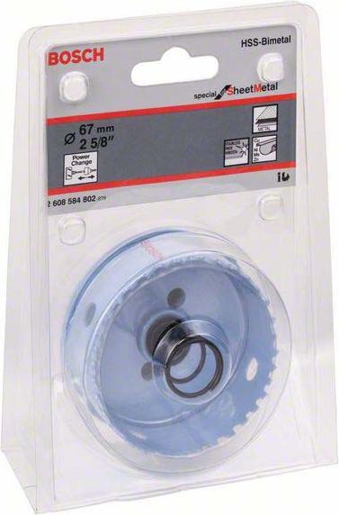 Immagine prodotto Bosch Professional Zubehör Sega a tazza speciale per lamiera, 67 mm, 2 5/8 di pollice (67 mm)