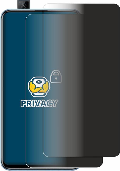 Image du produit BROTECT Film anti-regards Anti-Spy Privacy Film de protection contre la lumière bleue (2 pièce(s), Huawei P Smart Pro (2019))