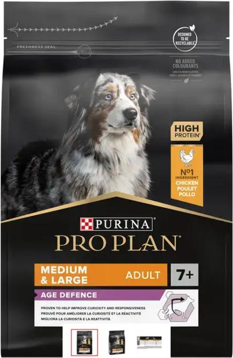 Produktbild Pro Plan Dog Medium & Large Adult 7+ Huhn (Adult, 1 Stk., 14000 g)