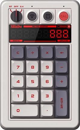 Image du produit 8bitdo Retro 18 Mechanical Numpad (N Edition) - Numpad (DE, Sans fil)
