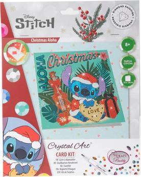 Image du produit Craft Buddy Christmas Aloha, carte 18x18cm Crystal Art