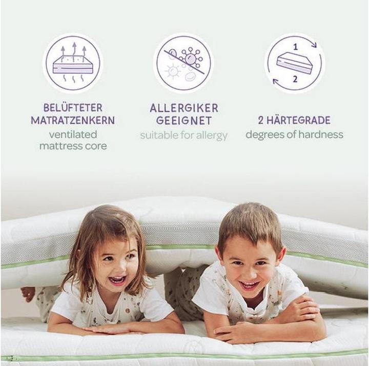 Image du produit Träumeland Octasmart XL Matelas de lit pour enfants et adolescents (120 x 200 cm)