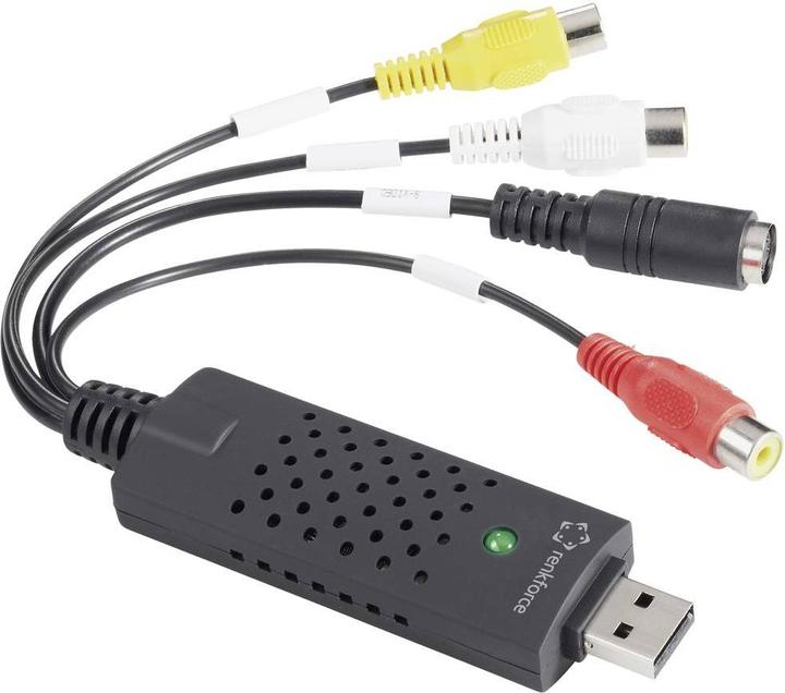 Actual product image Renkforce RF-VC-120 Video Grabber incl. video editing software, Plug and Pl (PC)