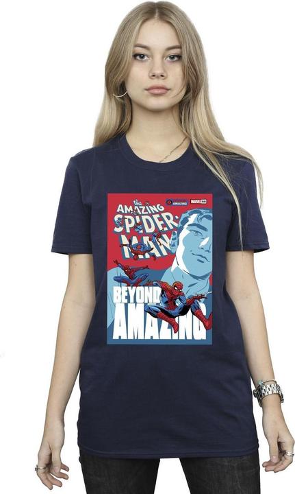 Immagine prodotto Spider-Man Beyond Amazing Cover Maglietta Ampia Donna (4XL)
