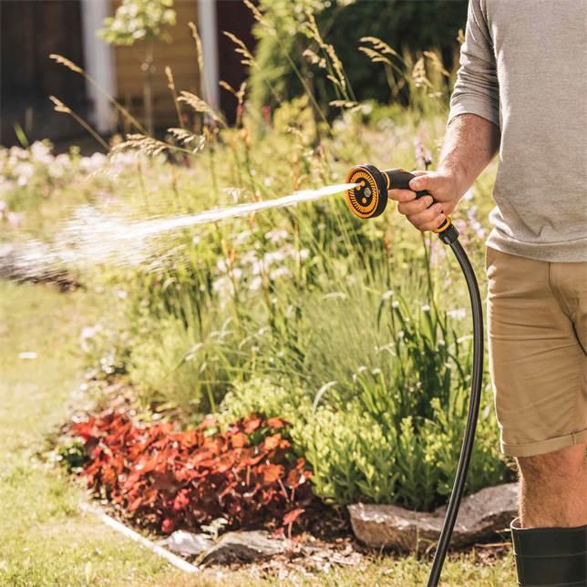Actual product image Fiskars Garden hose nozzle with 5 functions