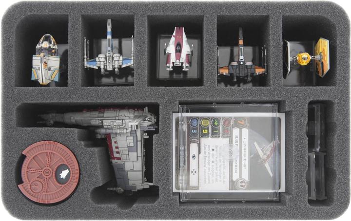 Produktbild Feldherr TRA13 - Transporter für Star Wars X-WING Wave 1 bis Wave 13 (Schaumstoff)