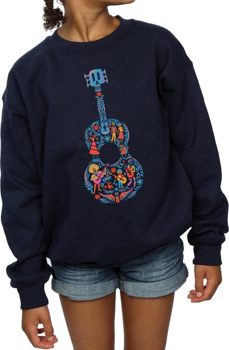 Produktbild Disney Coco Guitar Pattern Sweatshirt Mädchen (152, 158)
