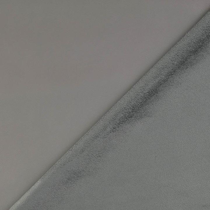 Stoffrestposten Bekleidungsleder - Grau