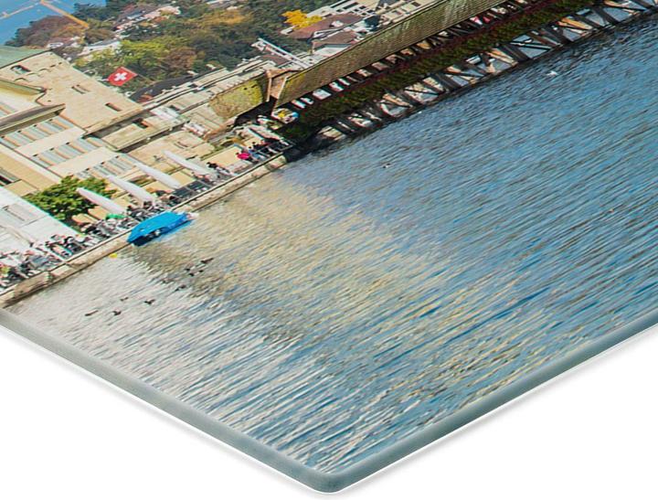 Produktbild Trenddeko Holzbrücke in Luzern (40 x 60 cm)