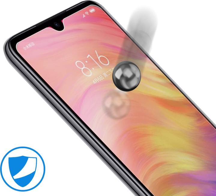 Produktbild Avizar Kristallklare Folie, Glas-Displayschutz (1 Stück, Xiaomi Redmi Note 7)