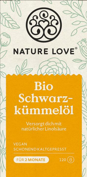 Produktbild Nature Love Schwarzkümmelöl (120 Stück, Kapseln, 71 g)
