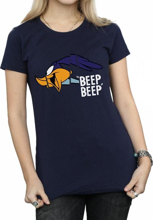 Image du produit Looney Tunes T-shirt en coton Beep Beep Road Runner Femme/Ladies (M)