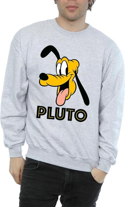 Actual product image Disney Mens Pluto Face Sweatshirt (L)