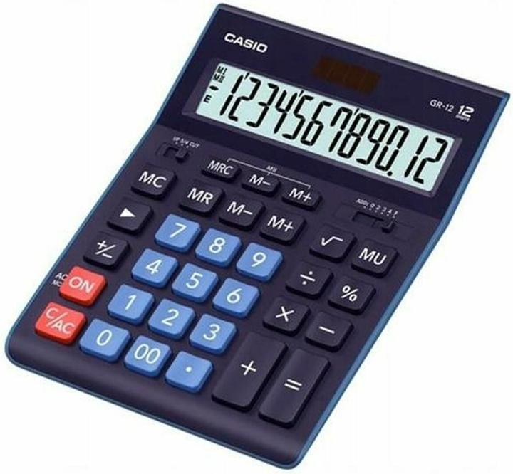 Actual product image Casio Taschenrechner GR-12C-BU-W-EP