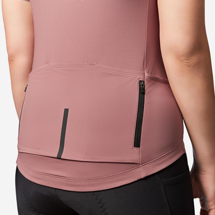 Image du produit Van rysel Maillot vélo route manches courtes été ajusté femme - EDR 2 rose (XS)