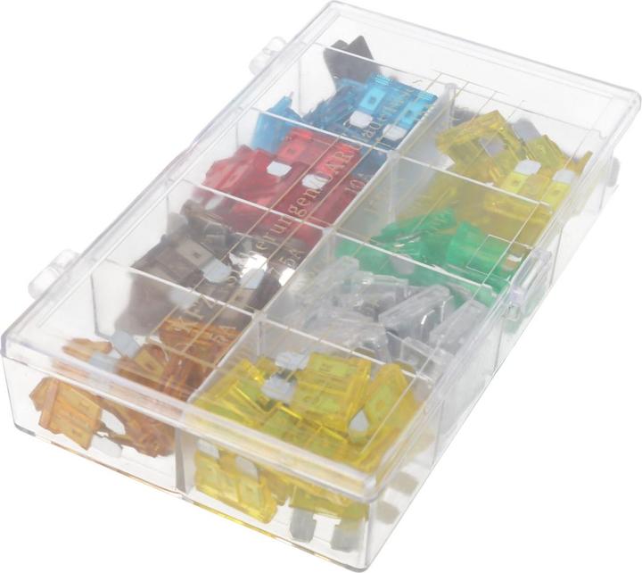 Image du produit AccuCell Assortiment de fusibles automobiles 101 pièces fusibles plats