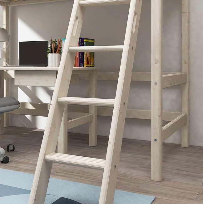 Actual product image Flexa Loft bed Classic with sloping ladder (90 x 200 cm)
