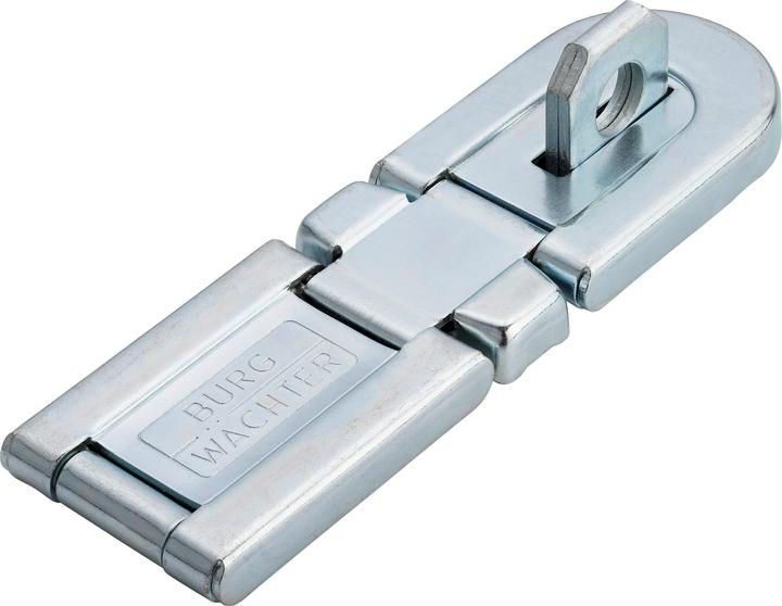 Image du produit Burg Wächter Moraillon blindé longueur 165 mm largeur 49 mm oeil-Ø 14 mm acier galvanisé lourd, 1 double (1 pcs)