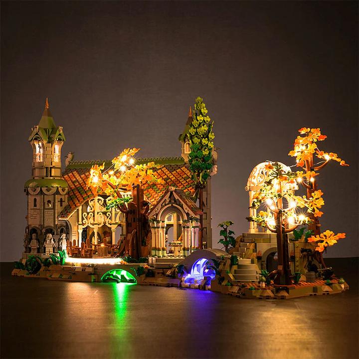 BrickBling LED Licht Set für LEGO Herr der Ringe: Bruchtal (10316) inkl. Fernbedienung