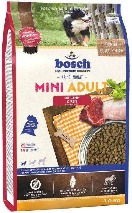 Immagine prodotto Bosch Petfood Mini Adulto (Adulto, 1 pz., 3000 g)