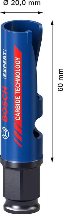 Immagine prodotto Bosch Professional Zubehör Sega a tazza EXPERT per materiali da costruzione, 20 x 60 mm (20 mm)