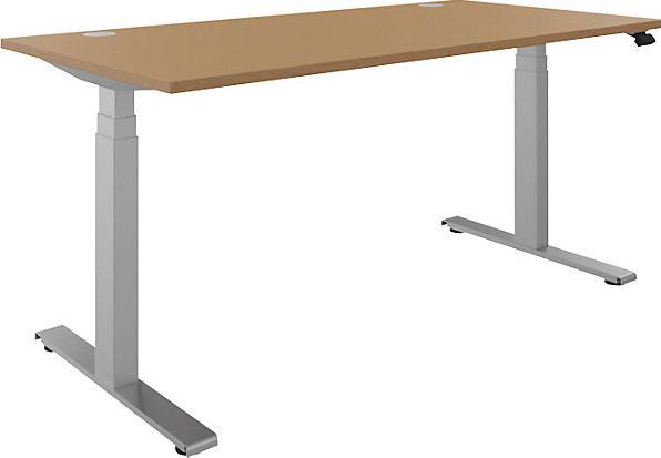 Produktbild FM Büromöbel Schreibtisch BOTTOM-UP silver