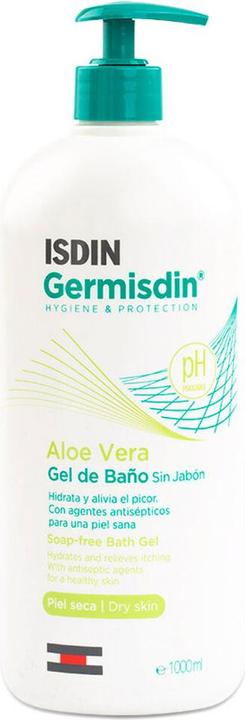 Immagine prodotto Isdin GermAloe Vera Gel doccia antisettico senza sapone 1000ml (1000 ml)
