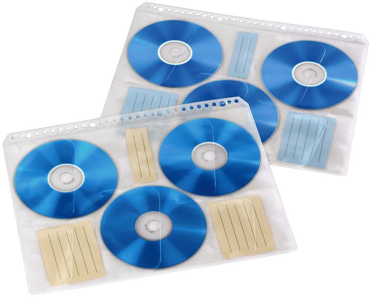 Actual product image Hama 1x10 CD-ROM index sleeves
