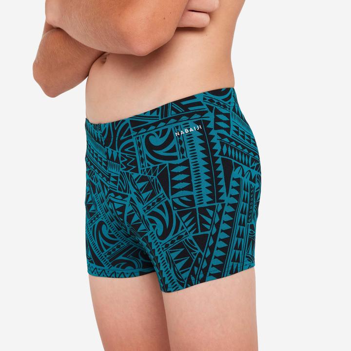 Produktbild Nabaiji Badehose Boxer Jungen - 500 Fitib Fatu grün (5, 6)