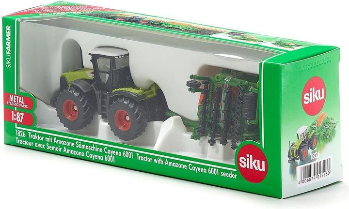 Immagine prodotto Siku Trattore Claas con seminatrice