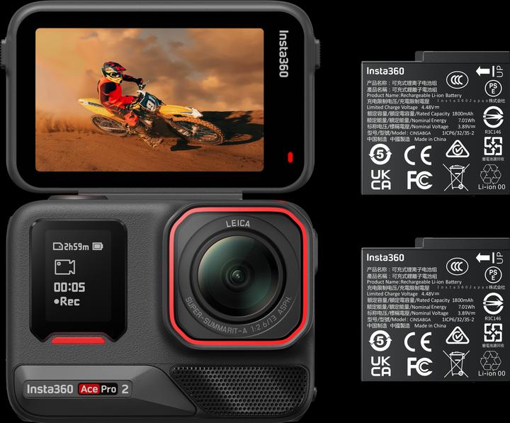 Insta360 Ace Pro2 Dual Battery Bundle (30p, Bluetooth, WLAN)