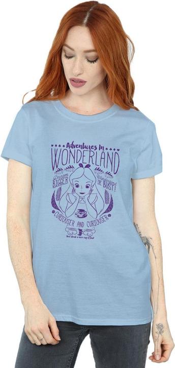 Immagine prodotto Disney Alice In Wonderland Adventures In Wonderland Maglietta Ampia Donna (S)