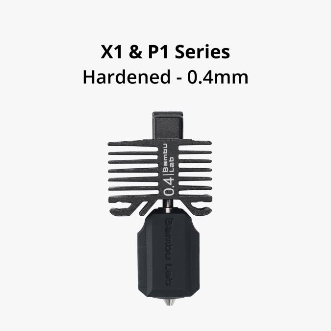 Immagine prodotto Bambu Lab X1/P1 Hotend - hardend steel 0.4mm (Spazzola)