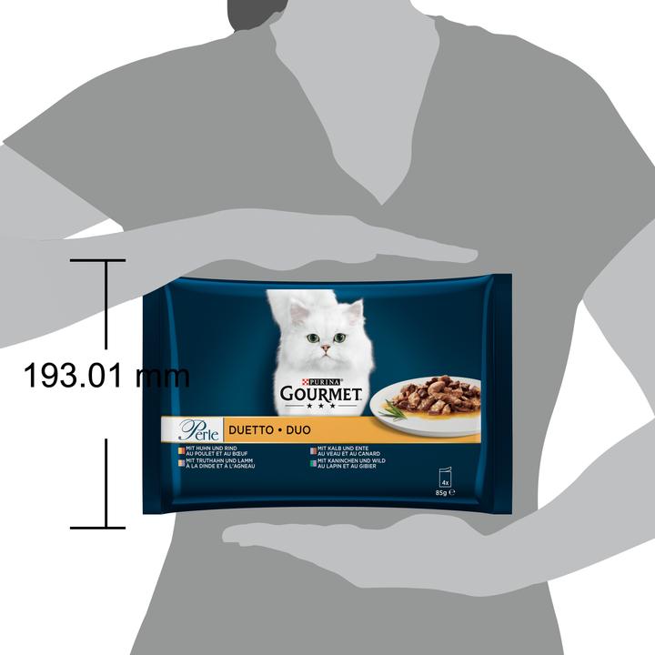 Actual product image Gourmet Pearl Dütto di Carne (Adult, 4 pcs., 85 g)