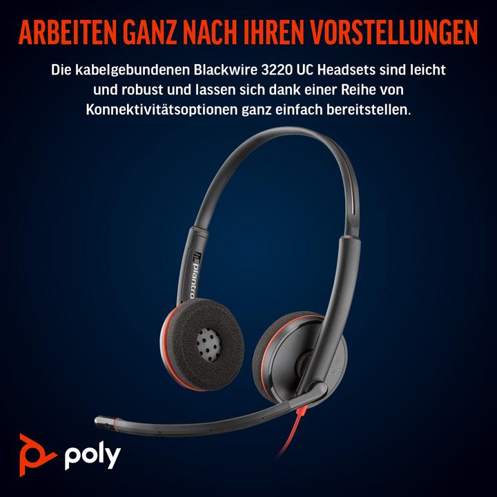 Actual product image Poly Blackwire 3220 (Cable, USB-C)