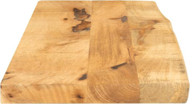 Produktbild VidaXL Tischplatte Holzplatte 70x40x2,5cm Baumkante Massivholz Raues Mangoholz (70 x 40 x 2.5 cm)