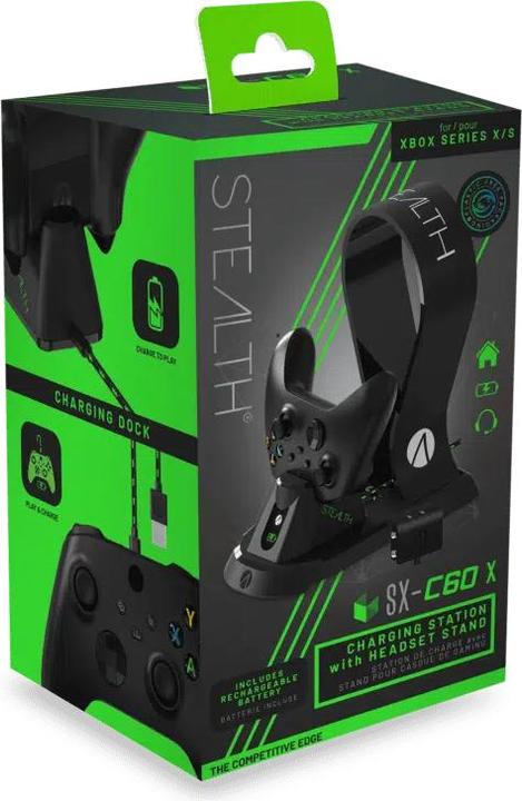 Produktbild Stealth Charging Station + Headset Stand (Xbox Series X, Xbox One X, Xbox One S, Xbox Series S)