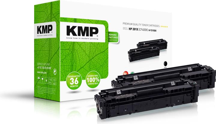 KMP 2 H-T215DX black toner to replace HP 201X (CF400XD) (B)