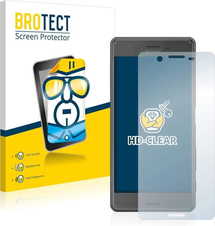 Produktbild BROTECT Schutzfolie Displayschutz Klar (2 Stück, Sony Xperia X Performance)