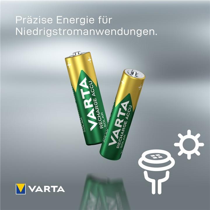 Productafbeelding Varta Accu Solar opladen (2 Pcs., AA, 800 mAh)