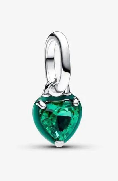 Produktbild Pandora ME Grünes Chakra Herz Mini Charm Anhänger (Emaille)