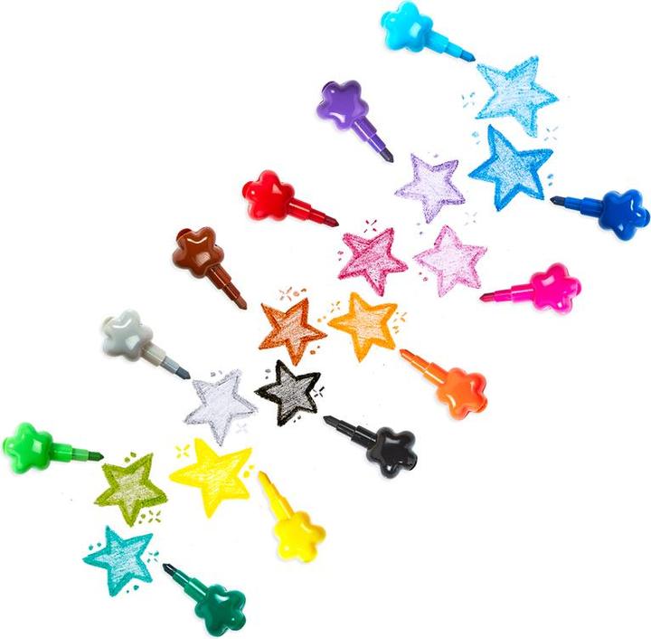 Image du produit Kolorowe Baloniki Stack of Stars (Multicolore, 24 x)
