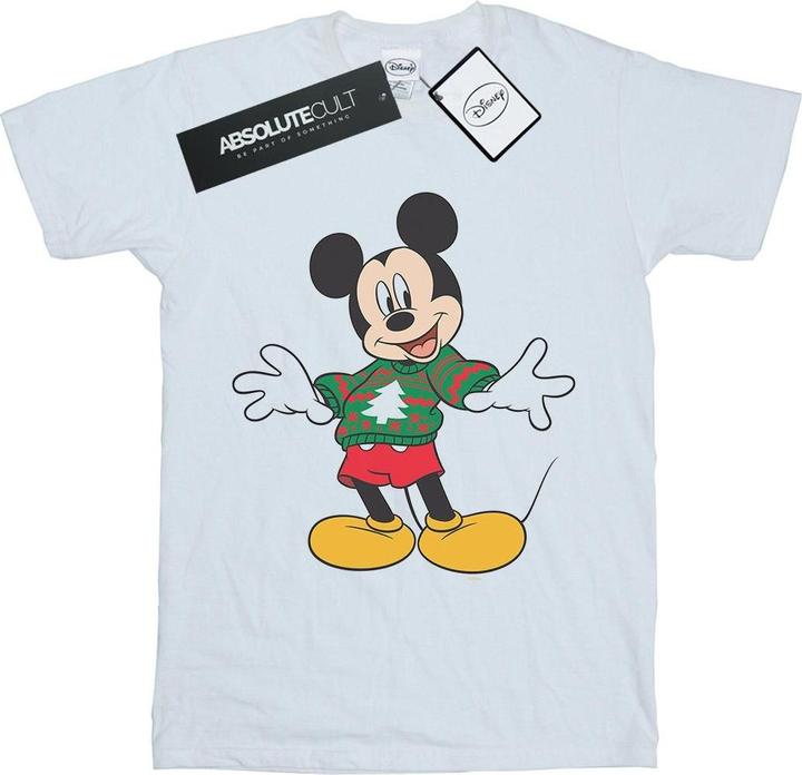 Produktbild Disney Mickey Mouse Christmas Jumper Stroke TShirt (M)