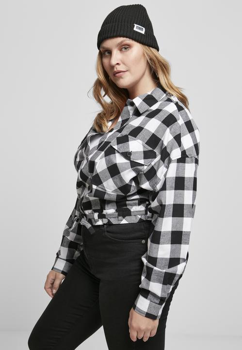 Produktbild Urban Classics Ladies Short Oversized Check Shirt (5XL)