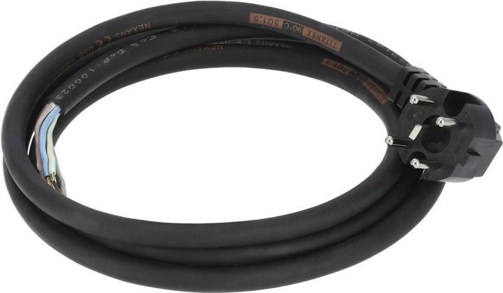 Produktbild Xavax Geräteanschlusskabel mit gewinkeltem Starkstromstecker, für Herd etc., 2 m (2 m)