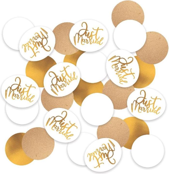 Actual product image Amscan Confetti with Cutouts Wedding Paper / Foil