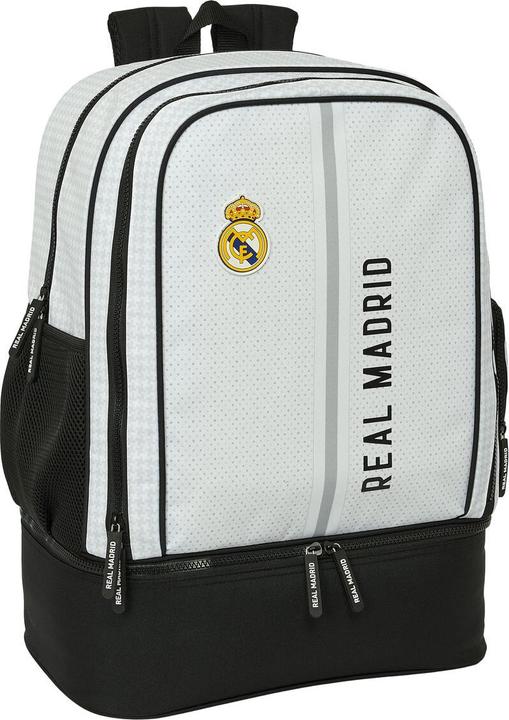 Real Madrid CF Sportrucksack Real Madrid C.F. 24/25 Weiss Grau 35 x 50 x 24 cm