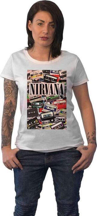 Actual product image Nirvana Cassette T-shirt (L)